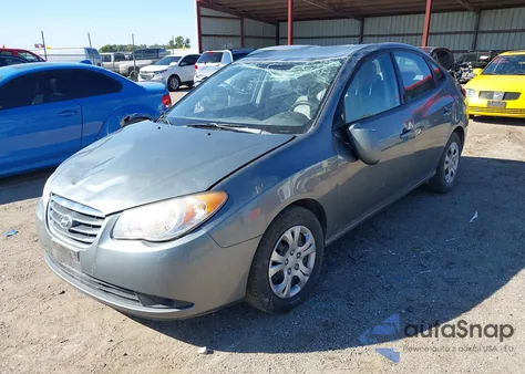 2010 Hyundai Elantra Blue from USA, damaged, VIN KMHDU4AD2AU918238